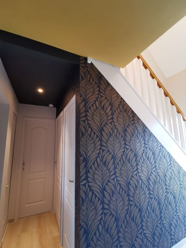 Réalisation d'une peinture d'intérieure murale