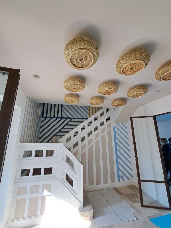 Réalisation d'une peinture d'intérieure de plafond